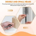 thumbnail image 4 of Nail Set and Hinge Pin Tool Dual Head Nail Punch Hinge Pin Removal Tool Hammerless Spring Punch Set Spring Nail Setter, 4 of 7