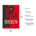 thumbnail image 2 of Macbeth by William Shakespeare - The W.P.A. Federal Theatre Negro Unit - Vintage Theater Poster by Anthony Velonis c.1936 - Master Art Print 10in x 14in, 2 of 4