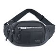 thumbnail image 1 of Bolsos de hombro de pecho de cintura grande multicapa de tela Oxford para hombres de moda (negro) Likrtyny Para estrenar, 1 of 9