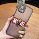thumbnail image 3 of Matte Case for VIVO Y93 Y91C Y91 Y85 Y77 Y76 Y75 Y73 Y72 Y71 Y53 Y50 Y35 Y22 Y21 4G 5G Case The Handsome Marvel Avengers Cartoon, 3 of 5