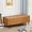 Brown, variant on Velvet Storage Bench for Bedroom Upholstered Tufted Bed Bench with Storage Living Room Entryway Rectangular Ottoman Benchs Gray with Gold Legs
