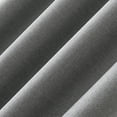 thumbnail image 4 of Sun Zero Channing Grid Texture Draft Shield Fleece Insulated 100% Blackout Grommet Curtain Panel, 50X63, Coal, 4 of 10