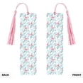 thumbnail image 2 of Kdxio Tropical Flamingo Print Metal Tassel Bookmarks,Perfect Gift for Art Lovers and Bookworms Metal Bookmarks for Women, 2 of 8