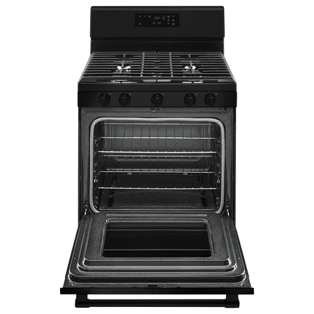 Maytag - 5.0 Cu. Ft. Self-Cleaning Freestanding Gas Range - Black