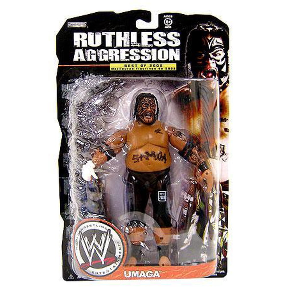 Wwe Wrestling Ruthless Aggression Best Of 2008 Series 1 Umaga Action Figure - Walmart.com ...