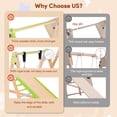 thumbnail image 7 of Indoor Baby Climbing Toys, Playground Jungle Gym Montessori Waldorf Style Wooden Toddlers Climber Playset for Children Kids, 7 of 7
