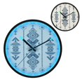 thumbnail image 2 of Indoor 12' Voice-Activated Luminous Decoration Wall Clock With LED Night Light Ethnic Exotic, 2 of 8