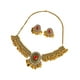 thumbnail image 3 of Conjunto de collar y pendientes elegante, hermoso y moderno para fiestas, aniversarios y mujeres. Rojo, 3 of 6