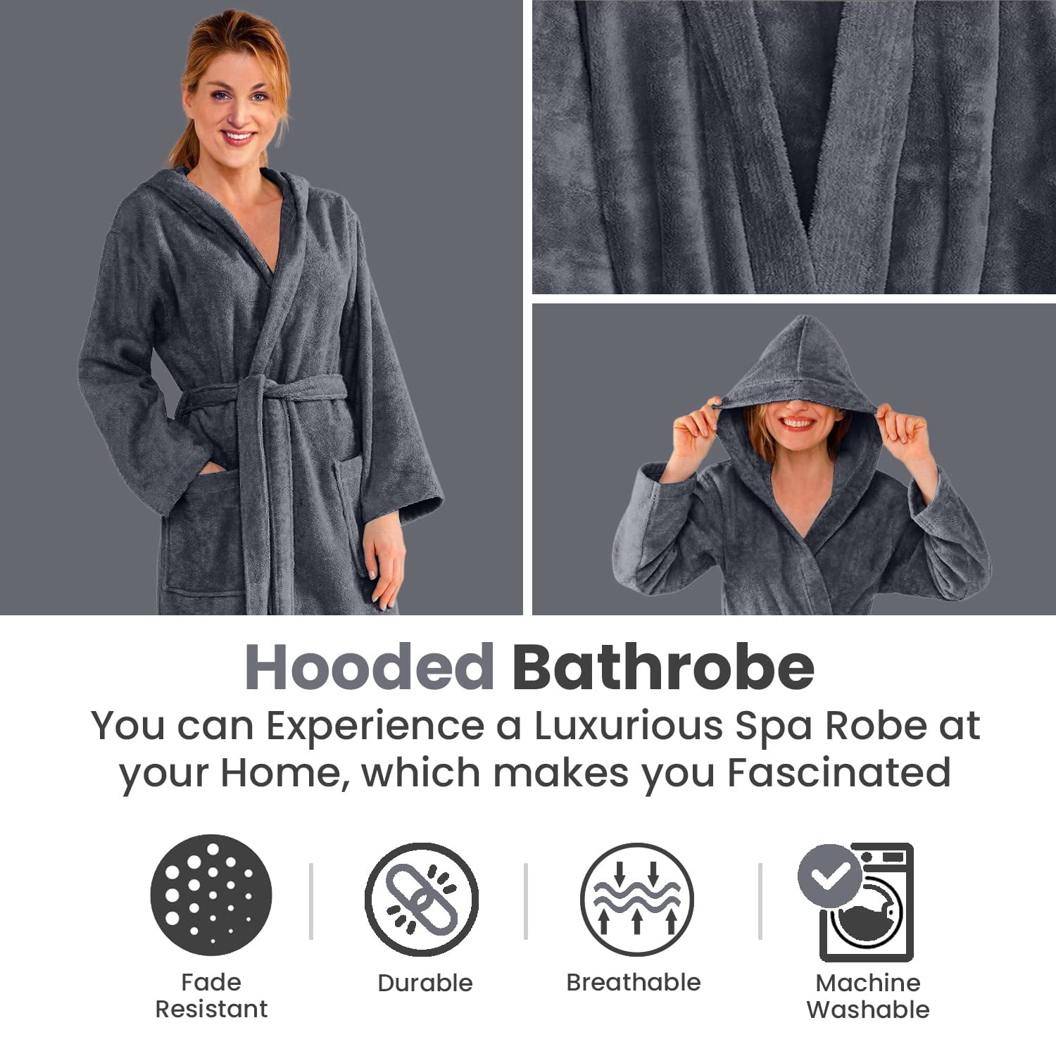 Hooded housecoats canada best sale