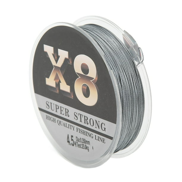Fishing Line, Standard Wire Diameter Braided Fishing Line Wear Resistance  For Pond Size 4.5 0.35mm 25kg 