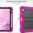 thumbnail image 5 of 3 Layers Multi-Functional Case For iPad (A16) 11th / 10th Generation Shockproof Cover Built-in Kickstand & Pencil Holder, 5 of 9