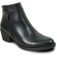 thumbnail image 1 of kozi Canada Bottillon Robe Imperméable pour Femme VENUS-2 Botte d'Automne avec Double Fermeture Éclair Noir, 1 of 7