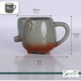 thumbnail image 6 of Servette Home Ceramic Elephant Tea Mug with Tea Bag Holder 16oz, 6 of 6