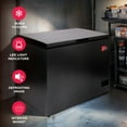 thumbnail image 5 of Frigidaire 10 Cu. ft. Garage Ready Chest Freezer in Black Granite Finish, Large Deep Freezer for Garage, Kitchen, Basement, Bulk Food Storage, 5 of 19