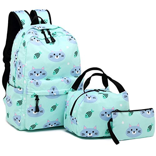BLUBOON Backpack for School girls Teens Bookbag Set Water Resistant ...