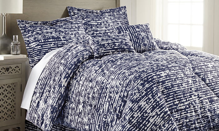 Retail Price $79.99 Bamboo 6 Pc King Size Comforter Set Taupe 