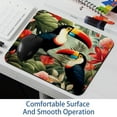 thumbnail image 6 of Toucan Printed Square Desk Mat Mousepad, 8.3x9.8 Inch, Non-Slip Rubber Bottom, Suitable for Office and Gaming, 6 of 6