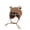 Brown, variant on Solid Color Frog Knitted Hat, Winter Warm Hat, Bean Cap, Suitable for Children, Boy Girl Baby Hat Autumn and Winter Toddler