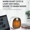 thumbnail image 2 of Termostato portátil Heater Mini de 1000 W para interiores, baja emision, 220 V, 2 of 5