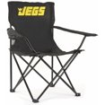 thumbnail image 3 of Jegs Mesh Indoor/Outdoor Cup Holder and Powder Coated Folding Chair, Black, 3 of 7
