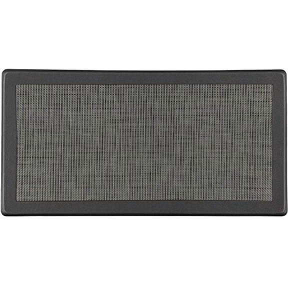 WEHOLA Kitchen Mats and Rugs Cushioned Anti Fatigue Rug Waterproof Standing Mat 2 Piece Set for Kitchen, Floor Home, Office, Sink, Laundry, Black