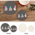 thumbnail image 5 of SKYSONIC Easter Gnomes Grey Pot Holders Trivets, 2 Pcs Heat Resistant Trivets,Egg Carrot Cotton Thread Weave Mats for Hot Pads Pans Pot Bowl Teapot for Kitchen Decor, 5 of 7