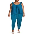 thumbnail image 5 of CHOK Women‘s Plus Size Soft Joggers, 5 of 5