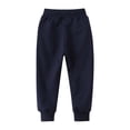 thumbnail image 5 of ZOYOEN Toddler Boys Graphic Sweatpants- Soft Cotton Elastic Waist Cute Casual Kids Jogger Pants Navy Size 5 T, 5 of 8