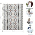 thumbnail image 4 of Colorful Geometric Diamond Pattern Blanket,Comfortable Soft Flannel Throw Blanket,All Season,Warm Lightweight Blankets for Sofa Bed Couch Living Room Chair,30"x40", 4 of 4