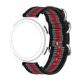 thumbnail image 2 of Hearth & Gear 【18mm】Adjustable Sliding Buckle Nylon Woven Breathable Solid Color Strap For Models Smartwatches Mens Easy Read Watch Classic Mens Watch No Date Infantry for Men with Leather Bands, 2 of 7