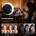 thumbnail image 2 of Lámpara LED de vídeo Neewer CB120B de 120 W, 7800 lux, 2700 K-6500 K, 2 of 9