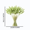 thumbnail image 3 of Dried Bunny Tail Grass Decor Faux Dry Flower Stems Vase Filler Boho Floral Arrangement Home Living Room Party Wedding Table Decoration Natural Style Accent Dried Botanical, 3 of 8