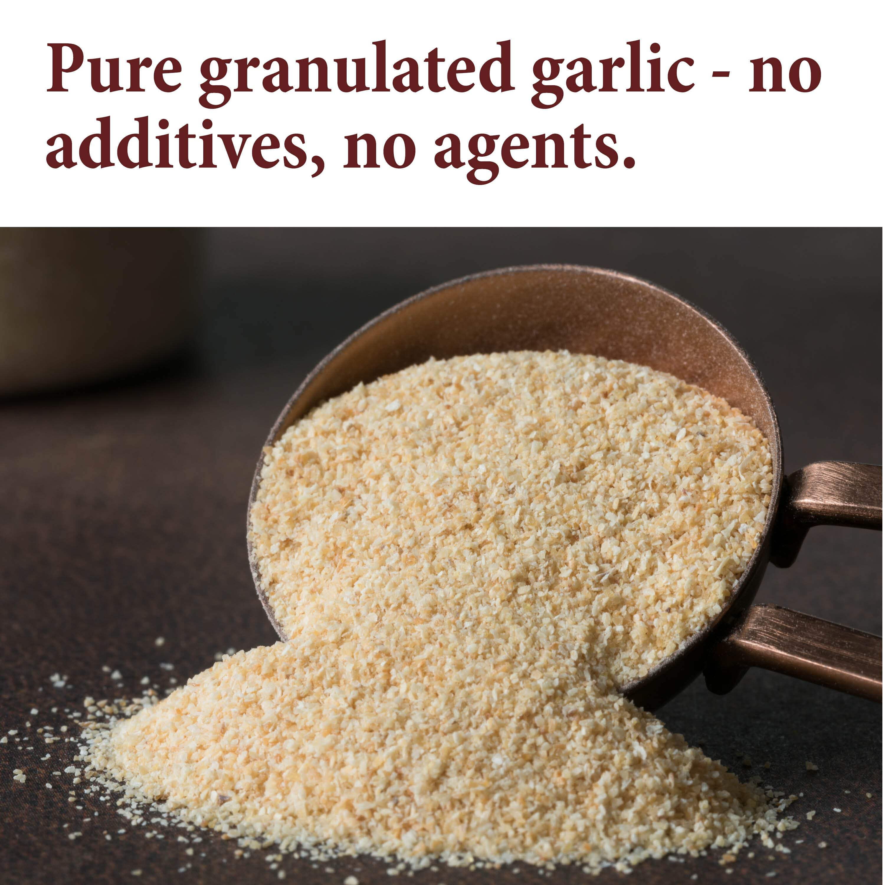 The Spice Way Granulated Garlic - European, Middle Eastern, Asian, and American cuisine Spice Blend – All Natural - Resealable Pouch - 32 Oz.
