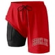 thumbnail image 1 of Bañador para hombre con forro compresivo - 95 % poliéster, cintura elástica, estampados coloridos, bolsillos para la playa/natación (S-XXXXXL), 1 of 4