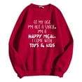 thumbnail image 4 of Women’S Sweatshirt Long Sleeve Sweatshirt for Women Pullover Red Sweat Shirt Womens Winter Clothes Sweatshirts for Women Trendy, 4 of 5