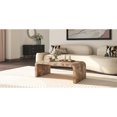 thumbnail image 3 of NPD Furniture Adriel Burl Wood Coffee Table in Natural Burl, 3 of 8