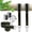 5ft Black, variant on 10FT Extra Long Tree Swing & Hammock Hanging Strap Kit, Heavy Duty Polyester Straps Holds 1800 LBS with Locking Carabiners & Tree Protectors