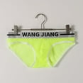 thumbnail image 3 of AnuirheiH Men's Lingerie Sexy Solid Color Low Waist Briefs Underpants On Sale, 3 of 4