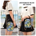 thumbnail image 6 of FORMRS Crossbody Bag for Women Quilted Travel Shoulder Cell Phone Purse with Chain Strap Handbag, Green Lemon Plaid, 6 of 7