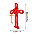 thumbnail image 2 of Chinese New Year Decorations, Handmade Chinese Knot Pendant Red Hanging Ornament Lucky Pendants Lantern for Luna New Year Spring Festival Home Office Car Tree Decorations, 2 of 6