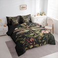 thumbnail image 3 of Feelyou Teens Hippie Dragonfly Twin Bedding Sets 7-Piece, Cartoon Tribal Animal Bedding Comforter Set, Rustic Leaf Plant Reversible Sheet Sets, Lightweight Room Decor, 3 of 7