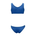 thumbnail image 4 of Rugged Ribbed Two Piece Bikini Set Featuring Wide Strap Top and Mid Waist Swimwear For All Seasons Beachwear, 4 of 5