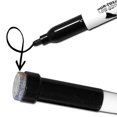 thumbnail image 4 of KleenSlate (36) Black Low Odor Non-Toxic Dry Erase Markers with Eraser Cap Bullet Point, 4 of 5