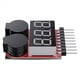 thumbnail image 2 of 5 Piezas 2 en 1 1-8S Probador de Voltaje de BateríA Lipo, Alarma de Zumbador de Bajo Voltaje RC, Probador de VerificacióN de Monitor de BateríA para Lipo/Li-Ion, 2 of 8