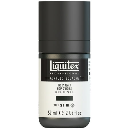 UPC: 0887452999416 | Liquitex Professional Acrylic Gouache 59ml Ivory Black