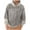Khaki, variant on Chiccall Men's Fleece Hoodies Oversized Thickened Striped Gradient Stylish Hooded Sweatshirts