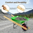 thumbnail image 4 of Wheelbarrow Handles，Wooden Wheel Barrow Handles Kit.,Heavy Duty Wheelbarrow Replacement Parts with 2 Wedges, 4 of 6