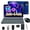 Blue, variant on UODEGA Q78 10.1" 2-in-1 Tablet Bundle, 64GB, Android 15, Wi-Fi, 5G, Black