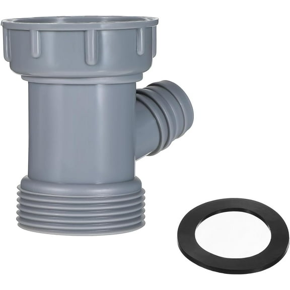 Zkca 1 PCS Kitchen Sink Dishwasher Hose Adapter 2.9 Inch Dishwasher Drain Pipe Hose Adapter Wye Y-Shaped Strainer Connector with Gaskets Branched Waste Outlet Sink Drain Hose Adapter A417