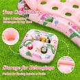thumbnail image 4 of Flotador inflable para piscina MoKo para adultos, salón de agua, color rosa flamenco, 4 of 8